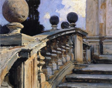 ジョン・シンガー・サージェント Painting - ローマの SS ドメニコ・エ・システ教会の階段 ジョン・シンガー・サージェント
